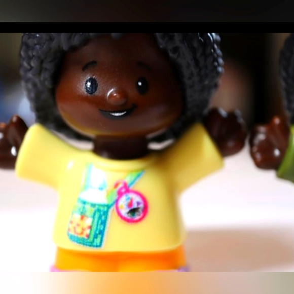 Fisher Price Little People 2 Figure lot / Hiker & Coach African American Mom's - Picture 2 of 6